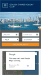 Mobile Screenshot of goldenshoresholidayclub.com.au
